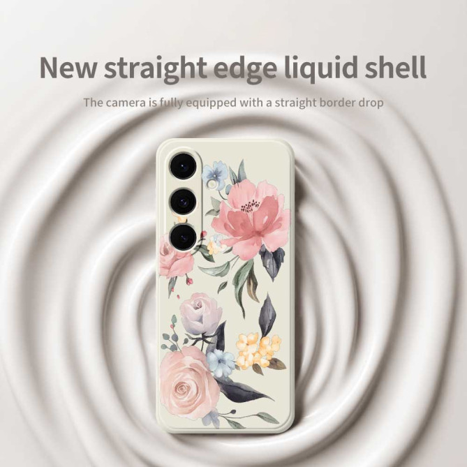 Coque Samsung Galaxy A37 Fleurs Beige ALBA