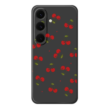 Coque Samsung Galaxy A37 Cerise Noir ALBA