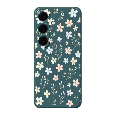 Coque Samsung Galaxy A37 Branche Fleurie Vert