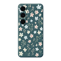 Coque Samsung Galaxy A37 Branche Fleurie Vert