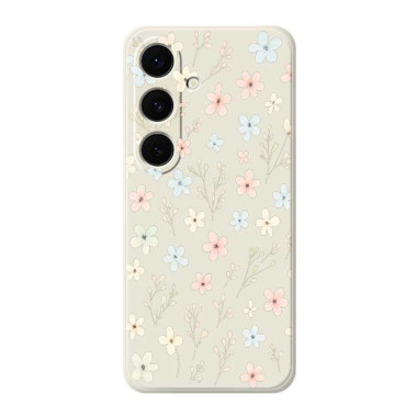Coque Samsung Galaxy A37 Branche Fleurie Beige