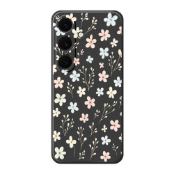 Coque Samsung Galaxy A37 Branche Fleurie Noir