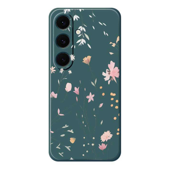 Coque Samsung Galaxy A37 Fleurs Vert BRIA