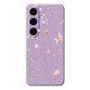 Coque Samsung Galaxy A37 Fleurs Violet BRIA
