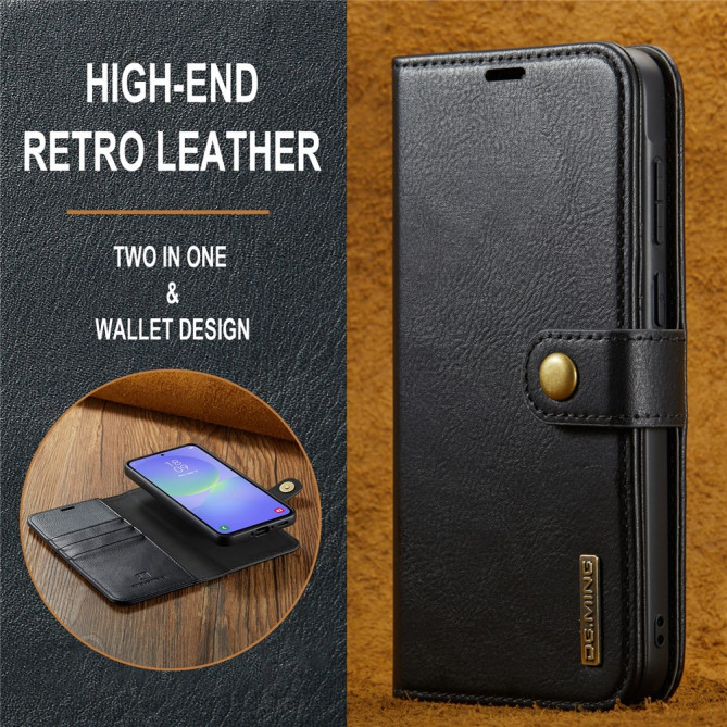 Housse Samsung Galaxy A37 DG.MING Simili Cuir avec Support