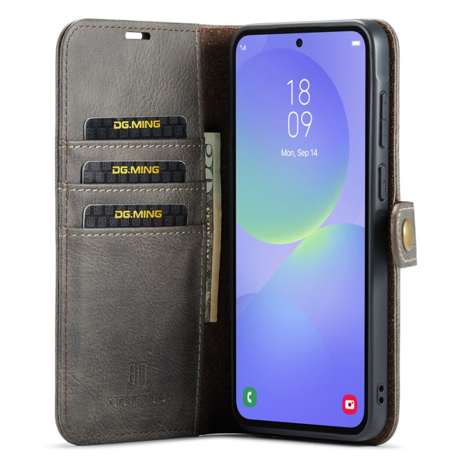 Housse Samsung Galaxy A37 DG.MING Simili Cuir avec Support