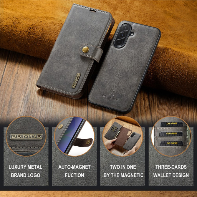 Housse Samsung Galaxy A37 DG.MING Simili Cuir avec Support