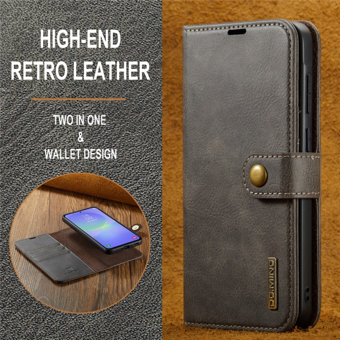 Housse Samsung Galaxy A37 DG.MING Simili Cuir avec Support