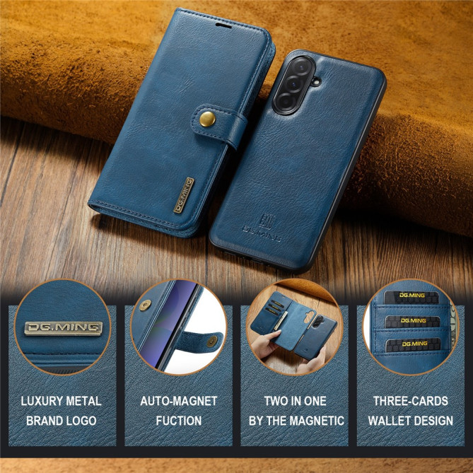 Housse Samsung Galaxy A37 DG.MING Simili Cuir avec Support