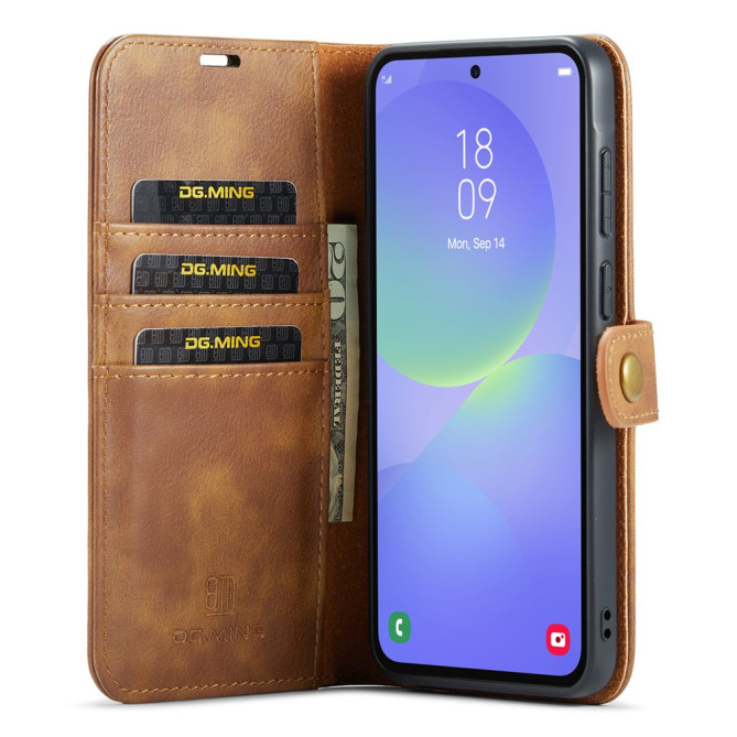 Housse Samsung Galaxy A37 DG.MING Simili Cuir avec Support