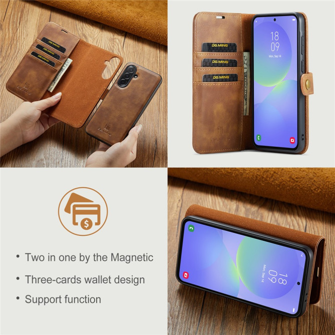 Housse Samsung Galaxy A37 DG.MING Simili Cuir avec Support