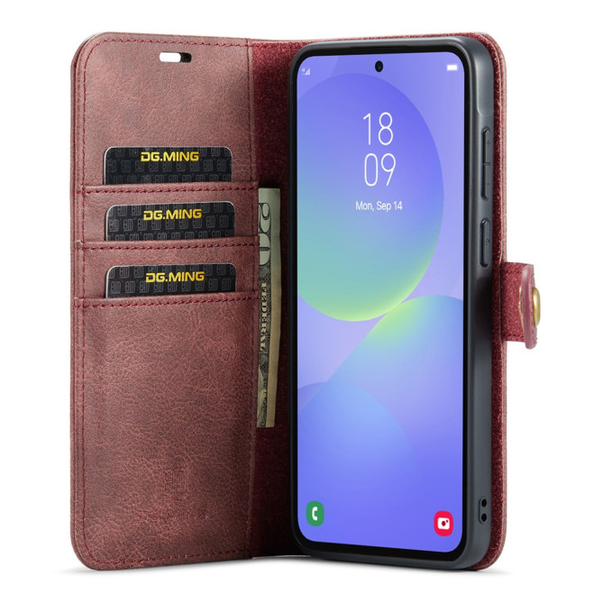 Housse Samsung Galaxy A37 DG.MING Simili Cuir avec Support