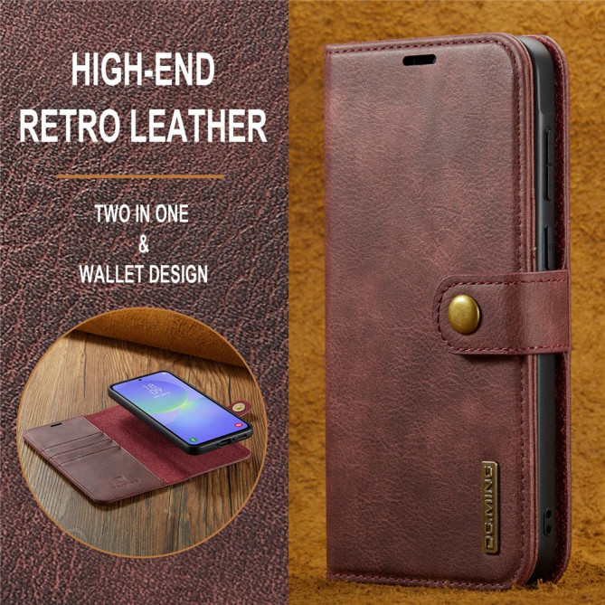 Housse Samsung Galaxy A37 DG.MING Simili Cuir avec Support