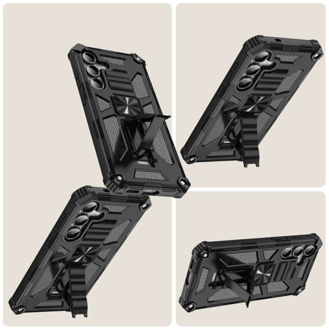 Coque Samsung Galaxy A37 TPU + PC avec Support CARA