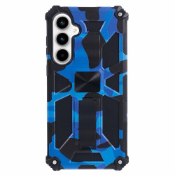 Coque Samsung Galaxy A37 Camouflage Blue avec Support