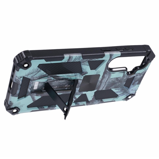 Coque Samsung Galaxy A37 Light Green avec Support