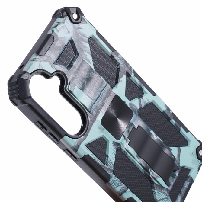 Coque Samsung Galaxy A37 Light Green avec Support