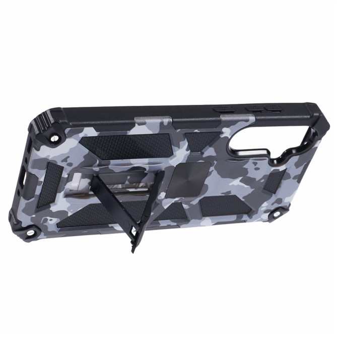 Coque Samsung Galaxy A37 Camouflage Black avec Support