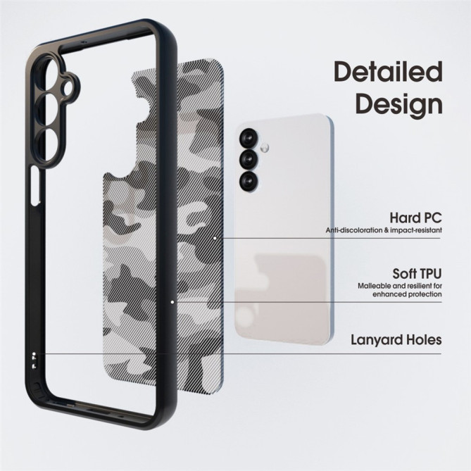 Coque Samsung Galaxy A37 Transparent Black ALBA