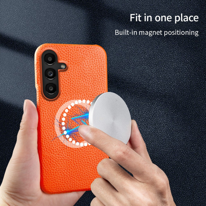 Coque Samsung Galaxy A37 Cuir Véritable Anti-Chocs