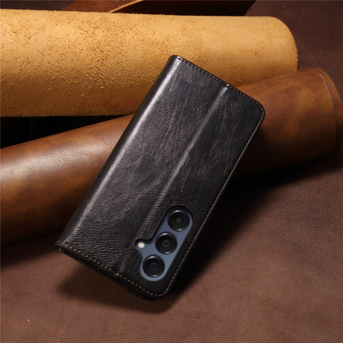 Housse Samsung Galaxy A37 Crazy Horse avec Support BRIA