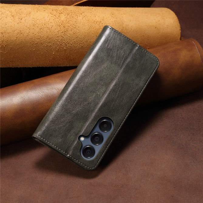 Housse Samsung Galaxy A37 Crazy Horse avec Support BRIA