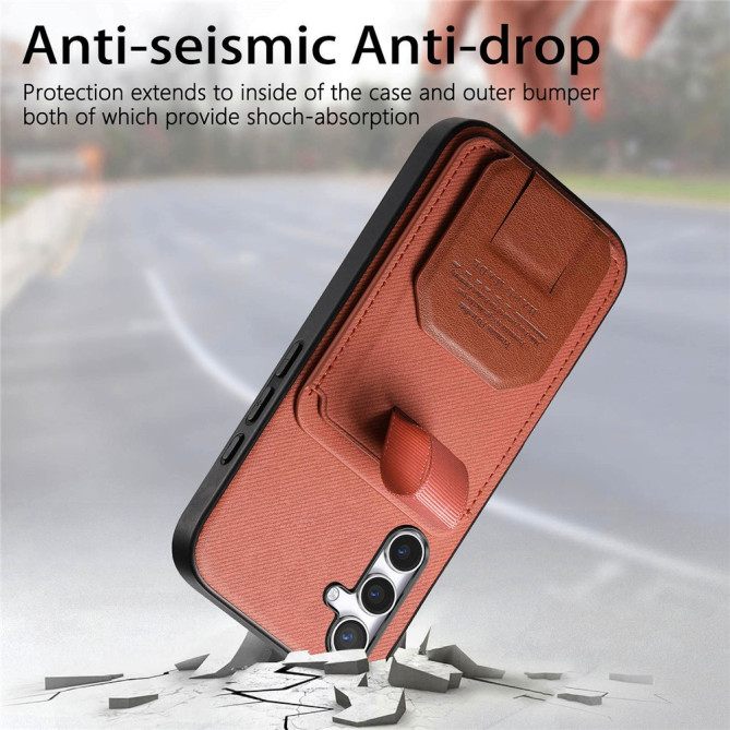 Coque Samsung Galaxy A37 Tissu avec Support BRIA