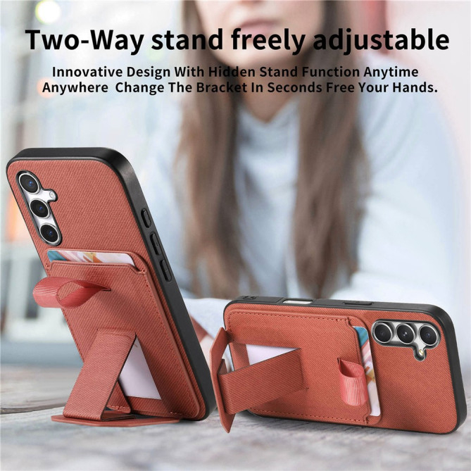 Coque Samsung Galaxy A37 Tissu avec Support BRIA