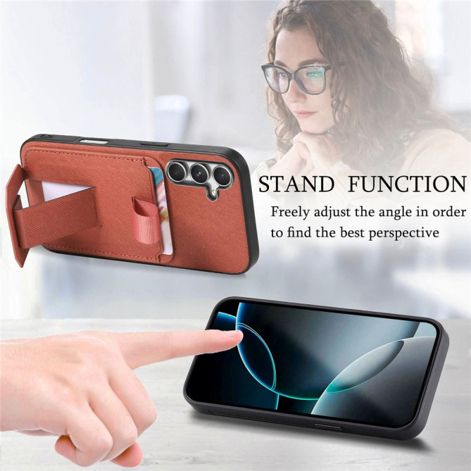 Coque Samsung Galaxy A37 Tissu avec Support BRIA