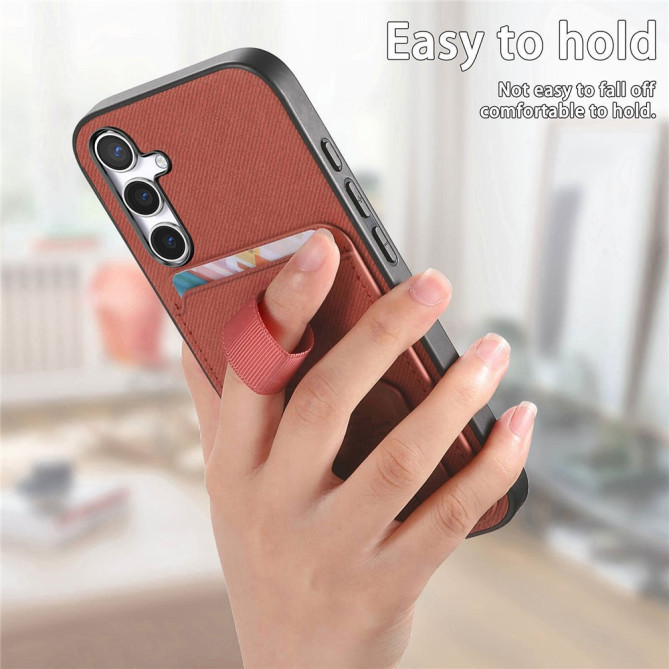 Coque Samsung Galaxy A37 Tissu avec Support BRIA