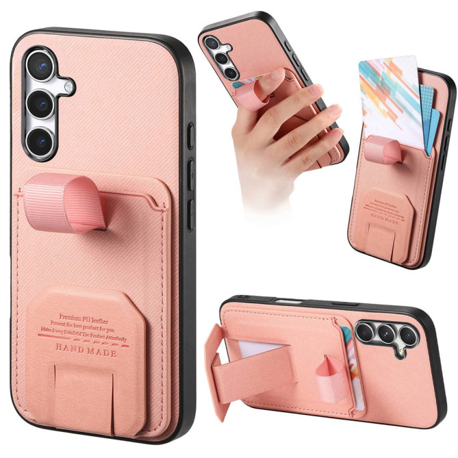 Coque Samsung Galaxy A37 Tissu avec Support BRIA