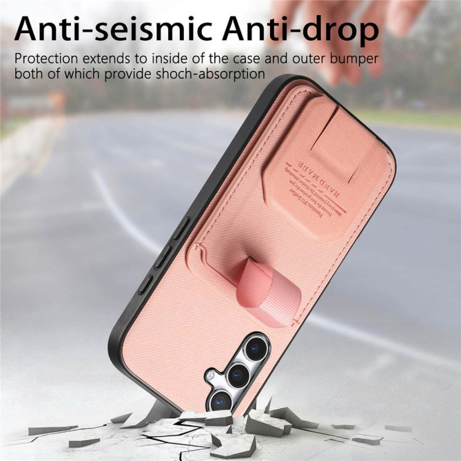 Coque Samsung Galaxy A37 Tissu avec Support BRIA