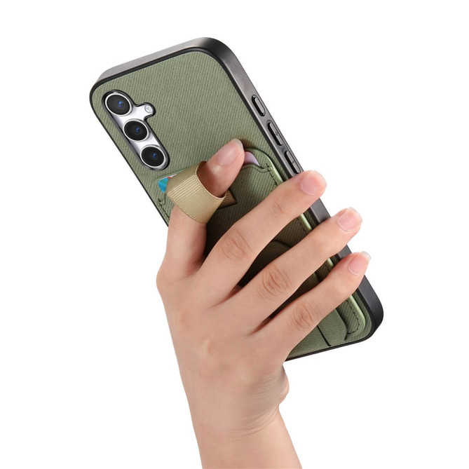 Coque Samsung Galaxy A37 Tissu avec Support BRIA