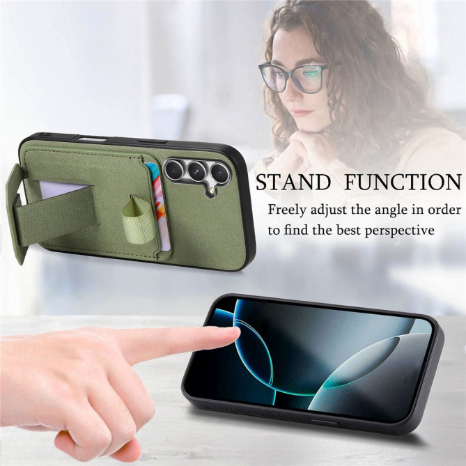 Coque Samsung Galaxy A37 Tissu avec Support BRIA