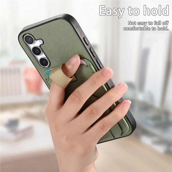 Coque Samsung Galaxy A37 Tissu avec Support BRIA