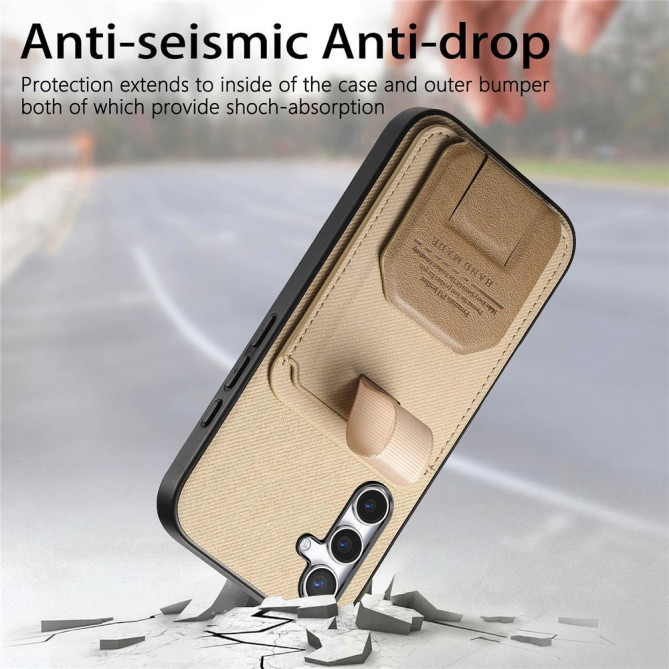 Coque Samsung Galaxy A37 Tissu avec Support BRIA