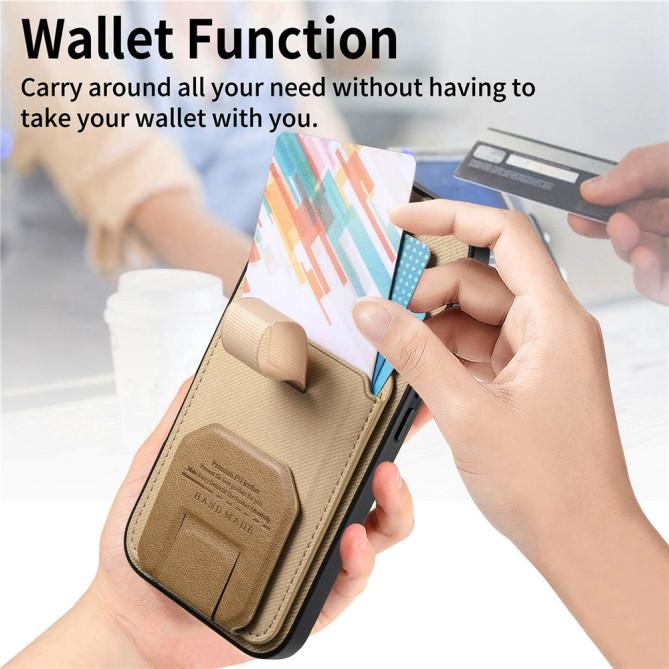 Coque Samsung Galaxy A37 Tissu avec Support BRIA