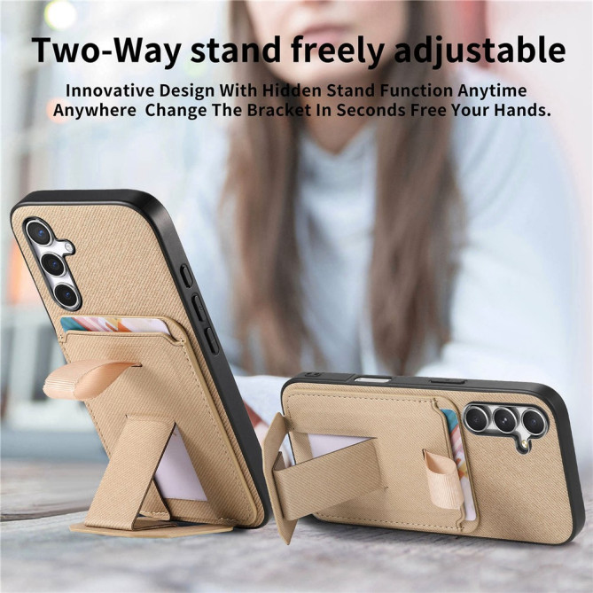 Coque Samsung Galaxy A37 Tissu avec Support BRIA