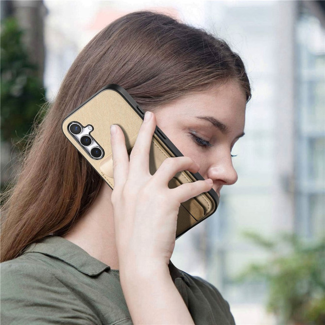 Coque Samsung Galaxy A37 Tissu avec Support BRIA