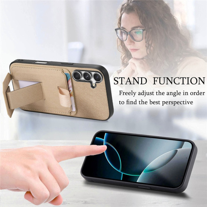 Coque Samsung Galaxy A37 Tissu avec Support BRIA