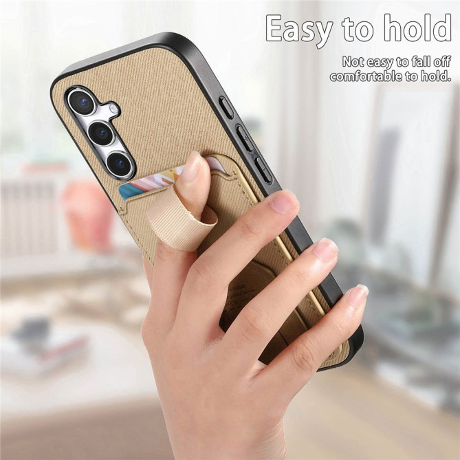 Coque Samsung Galaxy A37 Tissu avec Support BRIA