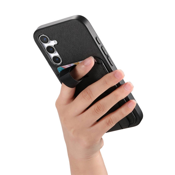 Coque Samsung Galaxy A37 Tissu avec Support BRIA