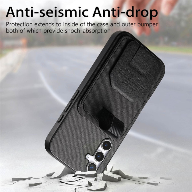 Coque Samsung Galaxy A37 Tissu avec Support BRIA