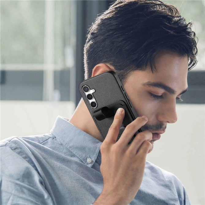 Coque Samsung Galaxy A37 Tissu avec Support BRIA