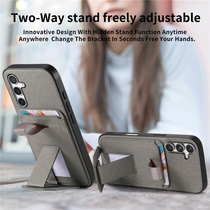 Coque Samsung Galaxy A37 Tissu avec Support BRIA