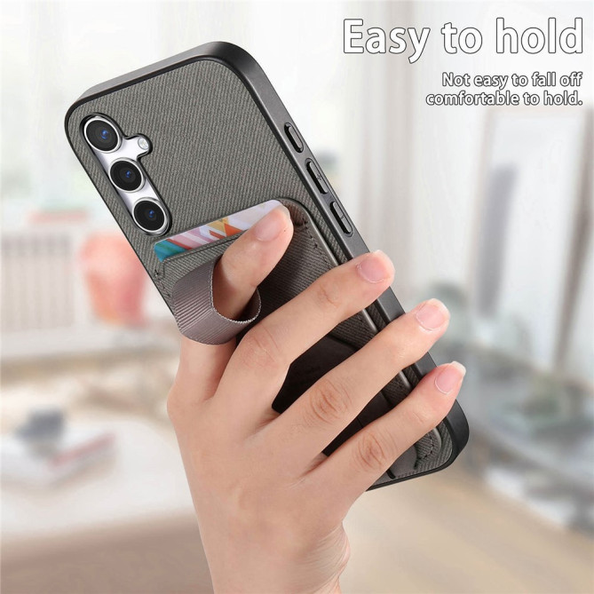 Coque Samsung Galaxy A37 Tissu avec Support BRIA