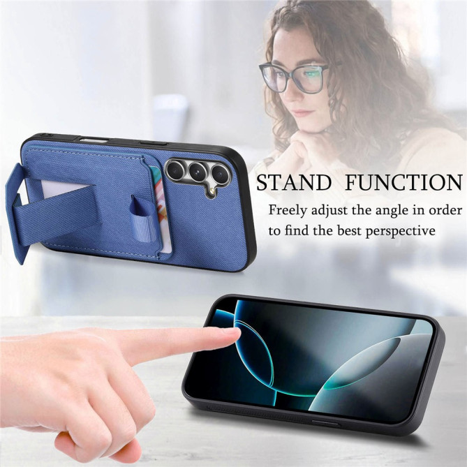 Coque Samsung Galaxy A37 Tissu avec Support BRIA