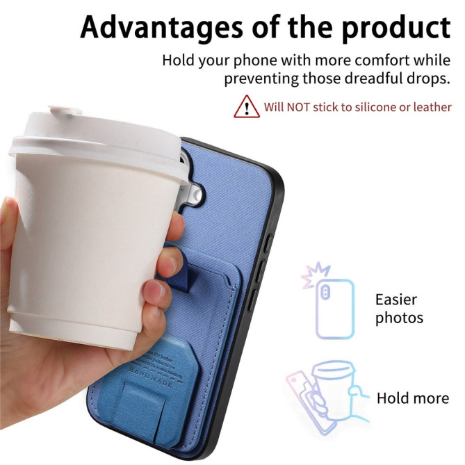 Coque Samsung Galaxy A37 Tissu avec Support BRIA