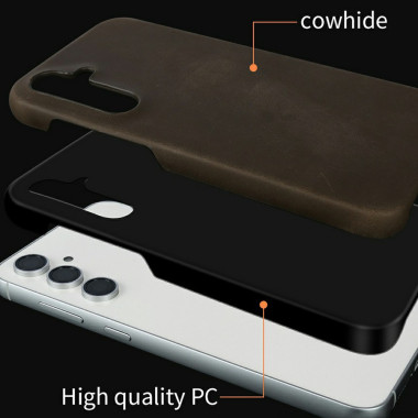 Coque Samsung Galaxy A37 Cuir Véritable