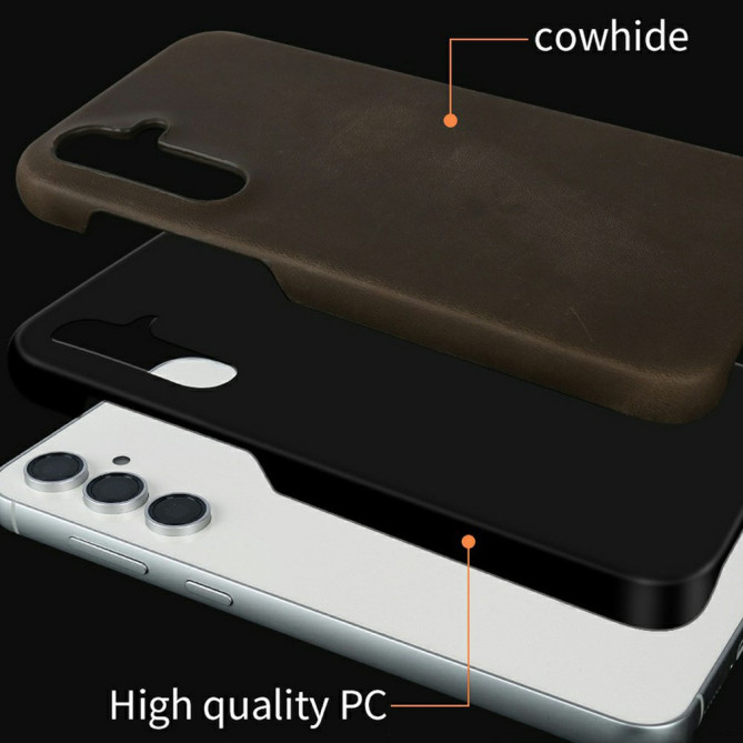 Coque Samsung Galaxy A37 Cuir Véritable